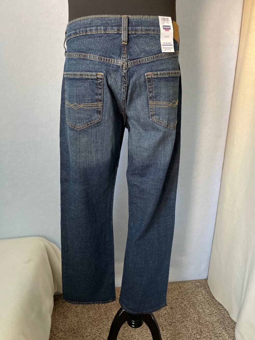 Denizen from Levi’s Dark Wash 285 Relaxed Fit Jeans 42X30 NWT - Picture 5 of 11